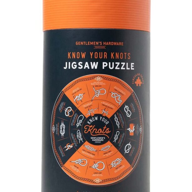 Gentelmen's Hardware puzzle într-un tub Knot 1000 szt.