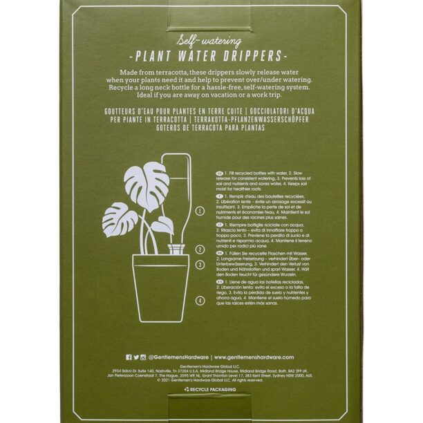 Gentelmen's Hardware recipient de irigare pentru plante (2-pack) preţ