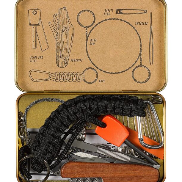 Gentelmen's Hardware trusă pentru camping Survival Kit preţ