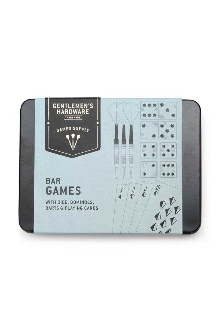 Gentlemen's Hardware set de jocuri de bar cu conserve Bar Games in Tin preţ