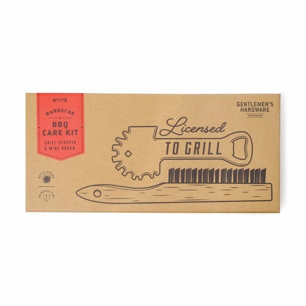 Gentlemen's Hardware trusă de îngrijire a grătarului BBQ Care Kit 2-pack