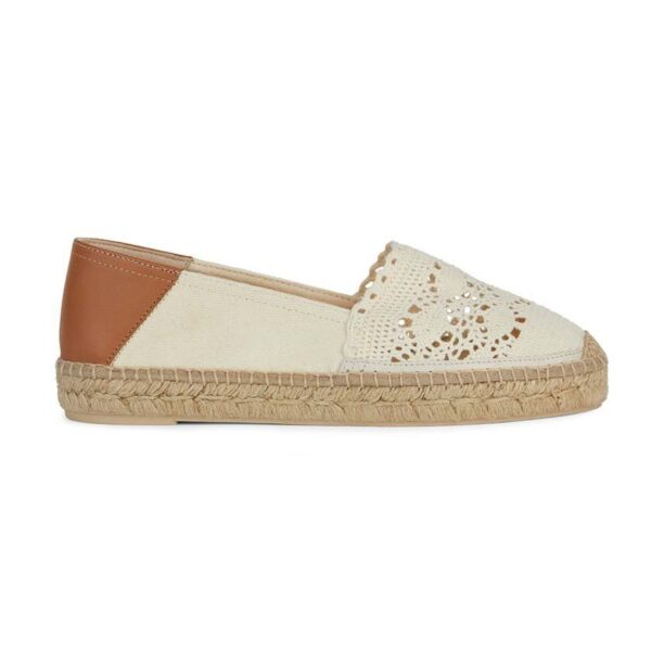 Geox espadrile D LAMPEDUSA culoarea bej