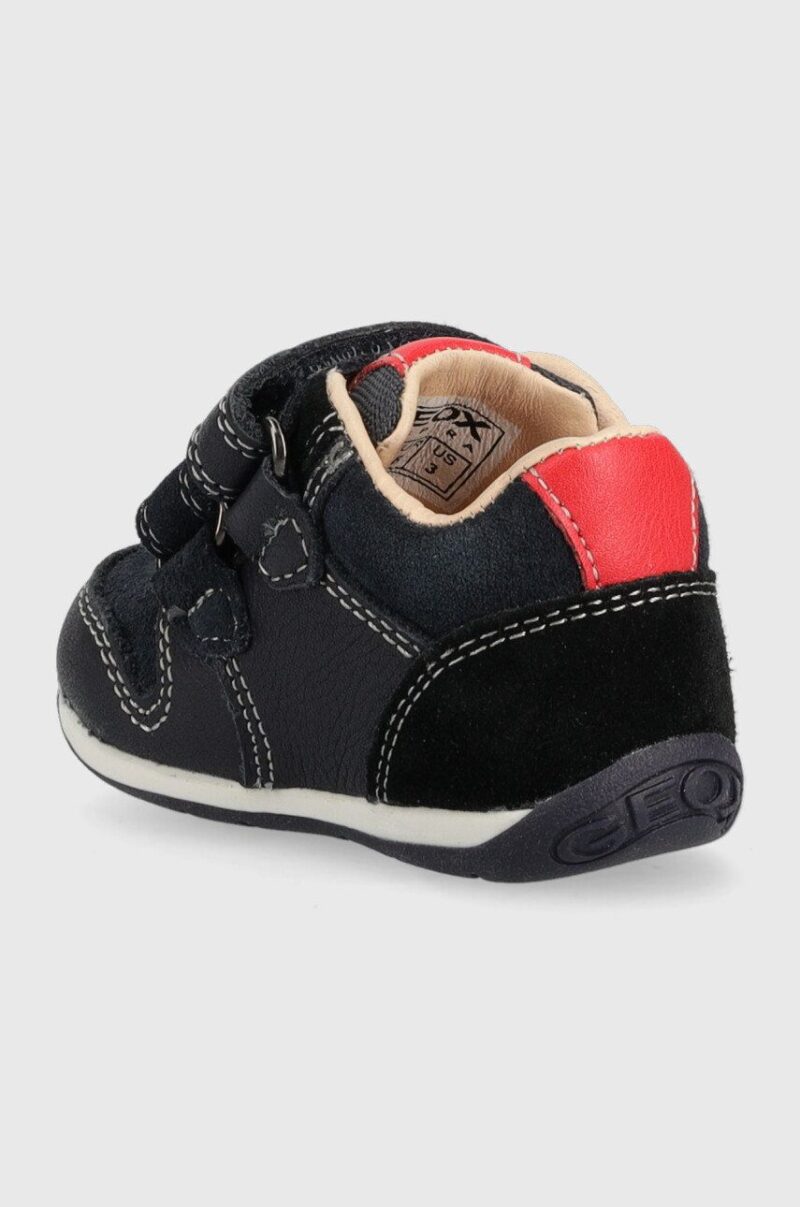 Geox pantofi copii Each Boy culoarea albastru marin preţ