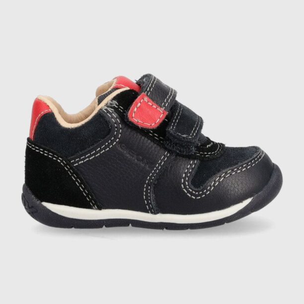 Geox pantofi copii Each Boy culoarea albastru marin