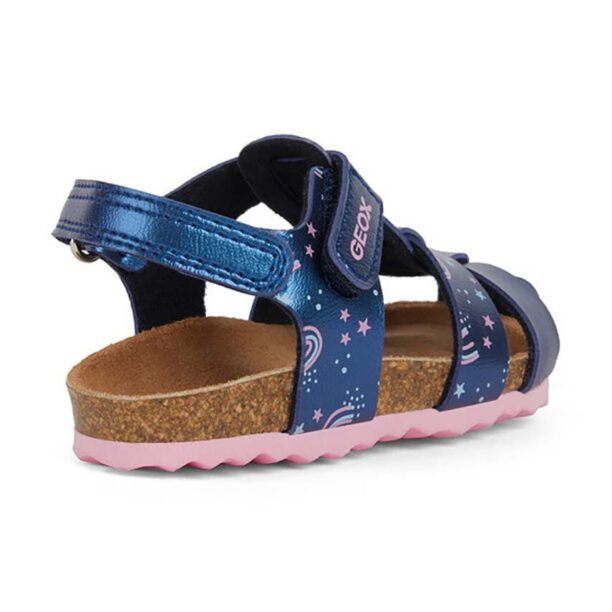 Geox sandale copii SANDAL CHALKI culoarea albastru marin preţ