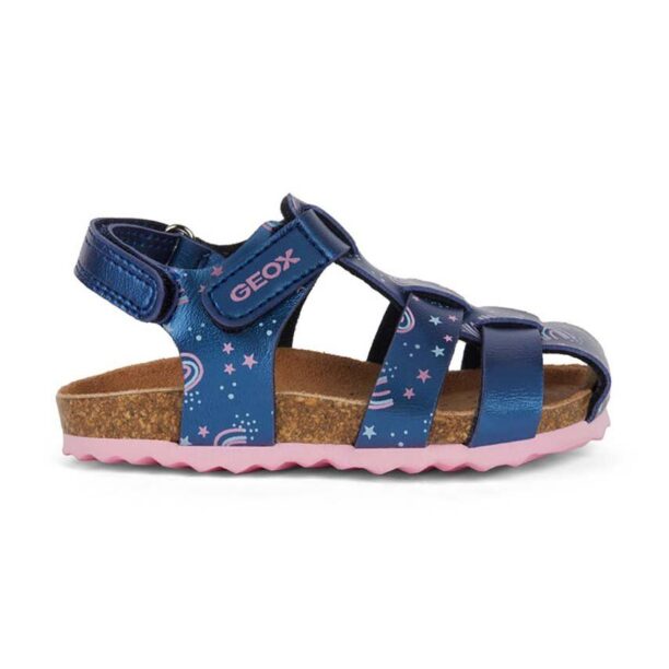 Geox sandale copii SANDAL CHALKI culoarea albastru marin