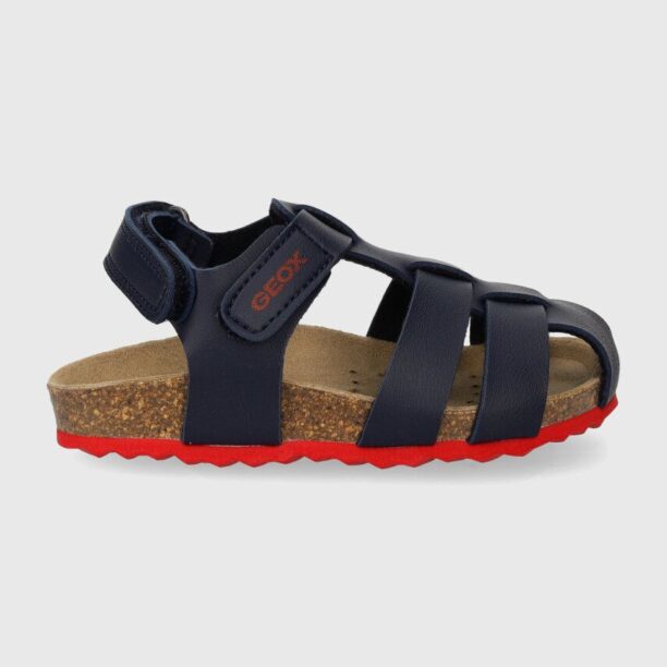 Geox sandale copii SANDAL CHALKI culoarea albastru marin