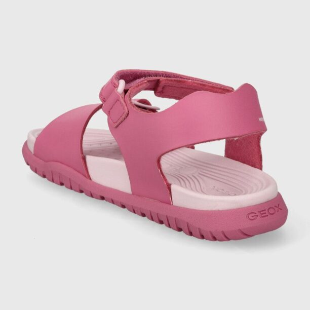 Geox sandale copii SANDAL FUSBETTO culoarea roz preţ