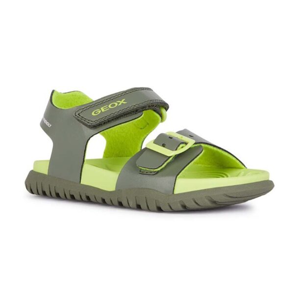 Geox sandale copii SANDAL FUSBETTO culoarea verde