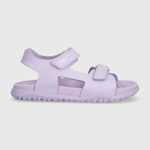 Geox sandale copii SANDAL FUSBETTO culoarea violet