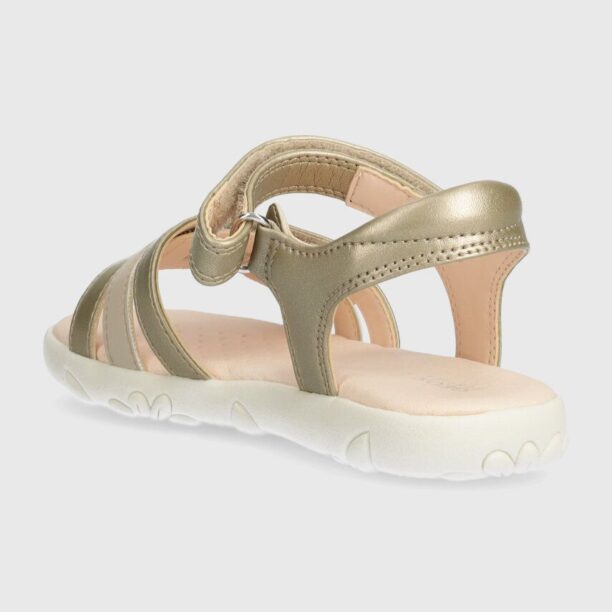 Geox sandale copii SANDAL HAITI culoarea bej preţ