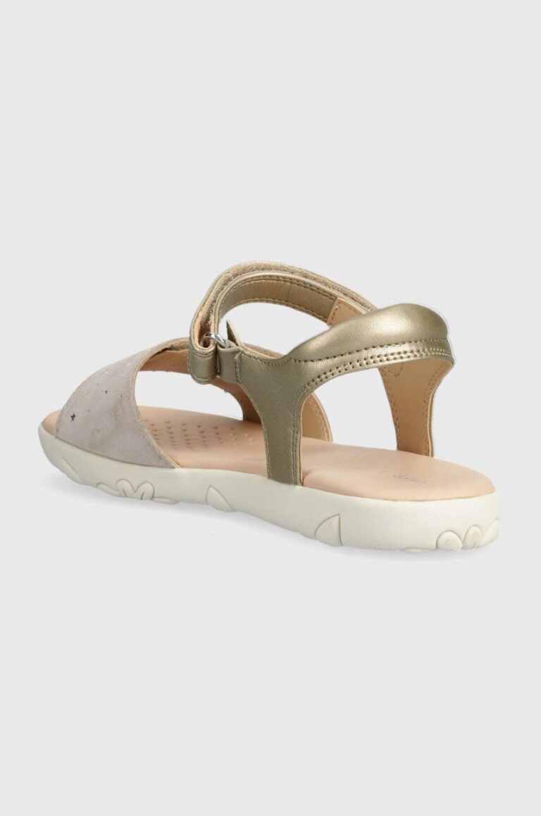 Geox sandale copii SANDAL HAITI culoarea bej preţ