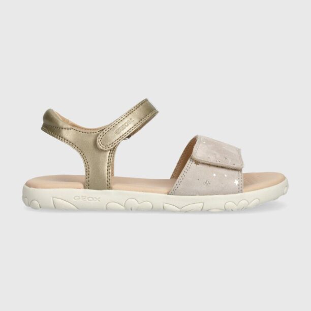 Geox sandale copii SANDAL HAITI culoarea bej