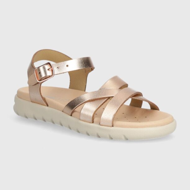 Geox sandale copii SANDAL SOLEIMA culoarea portocaliu