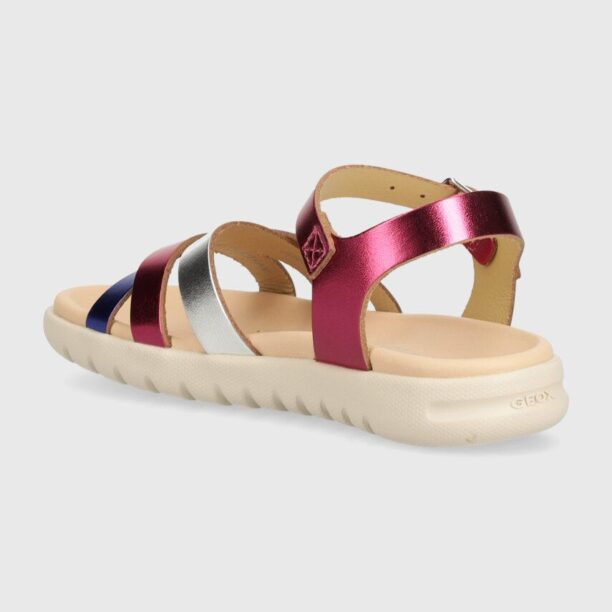 Geox sandale copii SANDAL SOLEIMA culoarea violet preţ