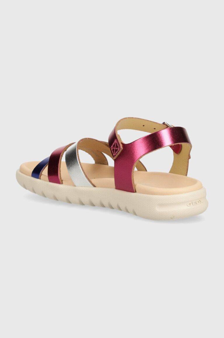 Geox sandale copii SANDAL SOLEIMA culoarea violet preţ