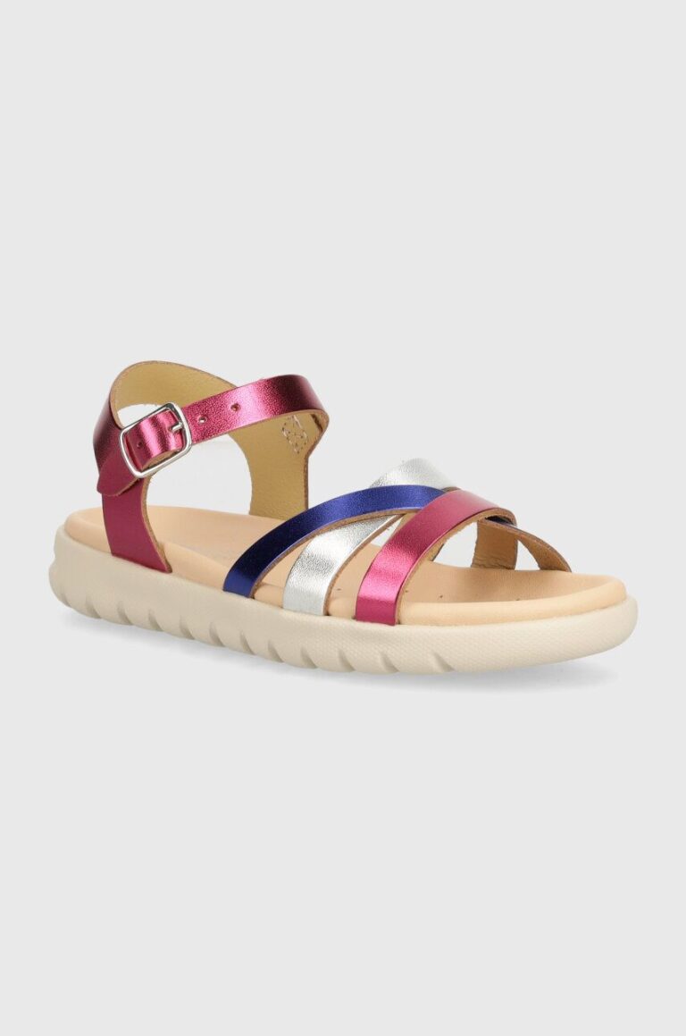 Geox sandale copii SANDAL SOLEIMA culoarea violet