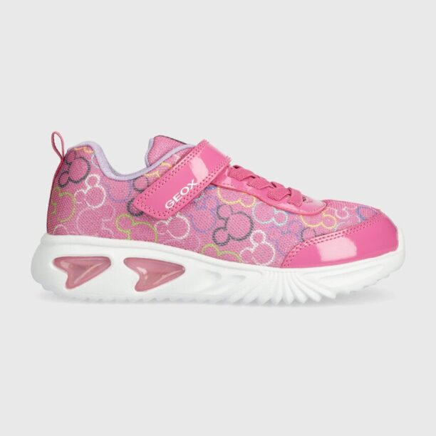 Geox sneakers ASSISTER x Disney culoarea roz