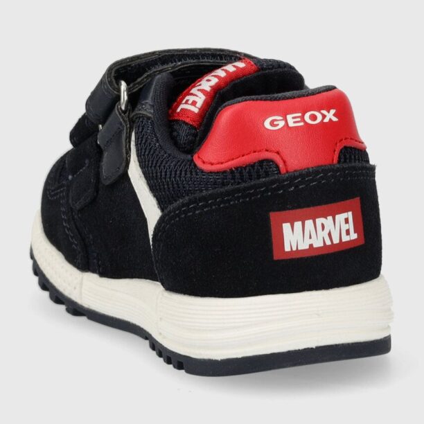 Geox sneakers pentru copii ALBEN culoarea albastru marin preţ