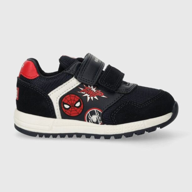 Geox sneakers pentru copii ALBEN culoarea albastru marin