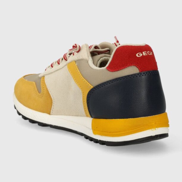 Geox sneakers pentru copii ALBEN culoarea galben preţ