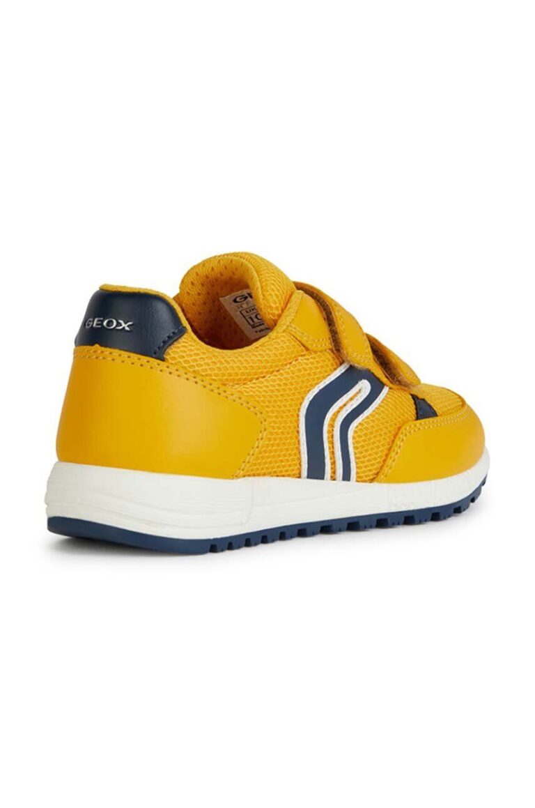 Geox sneakers pentru copii ALBEN culoarea galben preţ