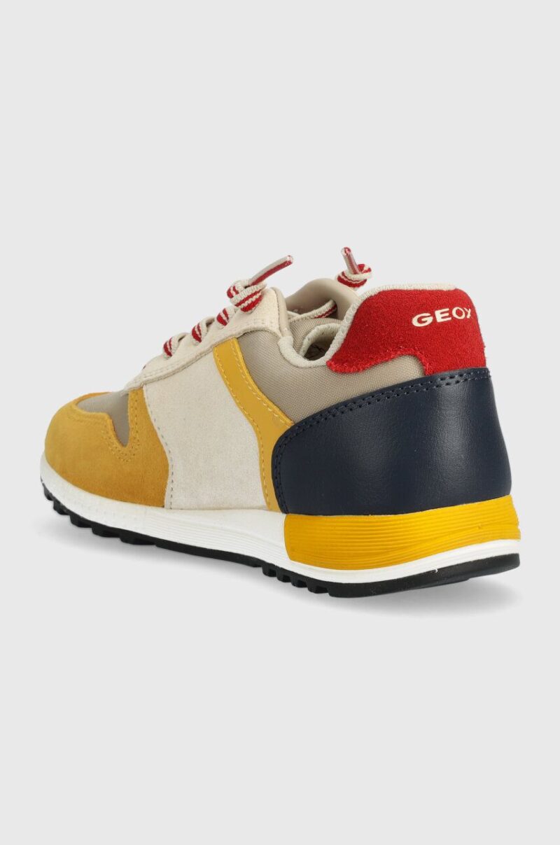 Geox sneakers pentru copii ALBEN culoarea galben preţ