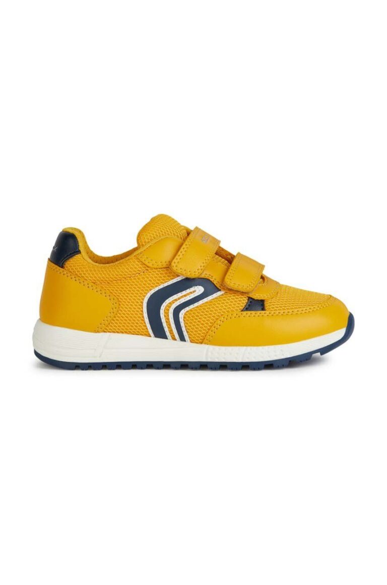 Geox sneakers pentru copii ALBEN culoarea galben