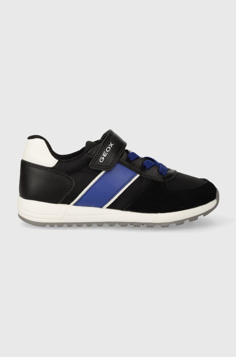 Geox sneakers pentru copii ALBEN culoarea negru