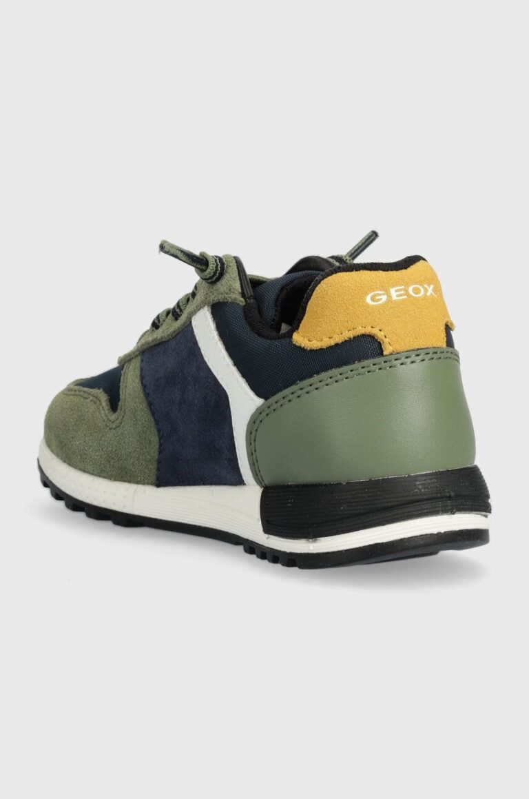 Geox sneakers pentru copii ALBEN culoarea verde preţ