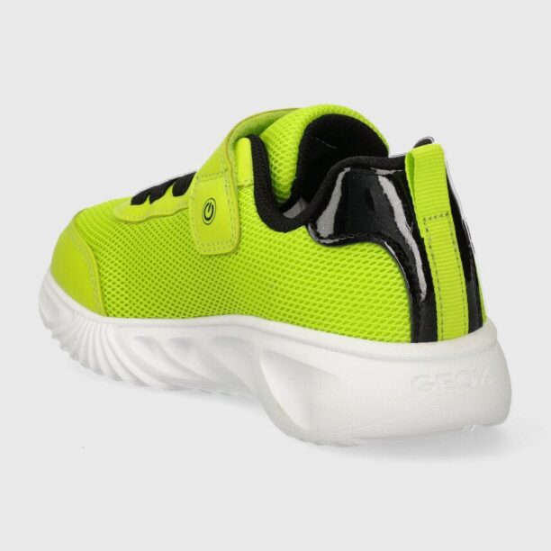 Geox sneakers pentru copii ASSISTER culoarea verde preţ