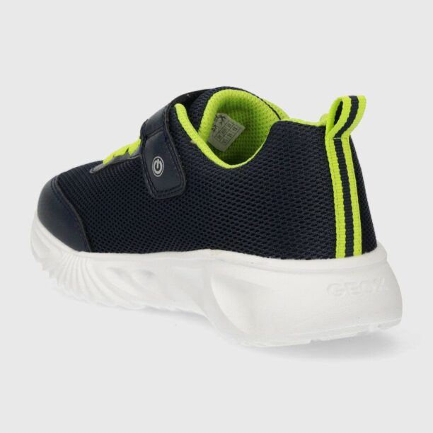 Geox sneakers pentru copii ASSISTER culoarea verde preţ