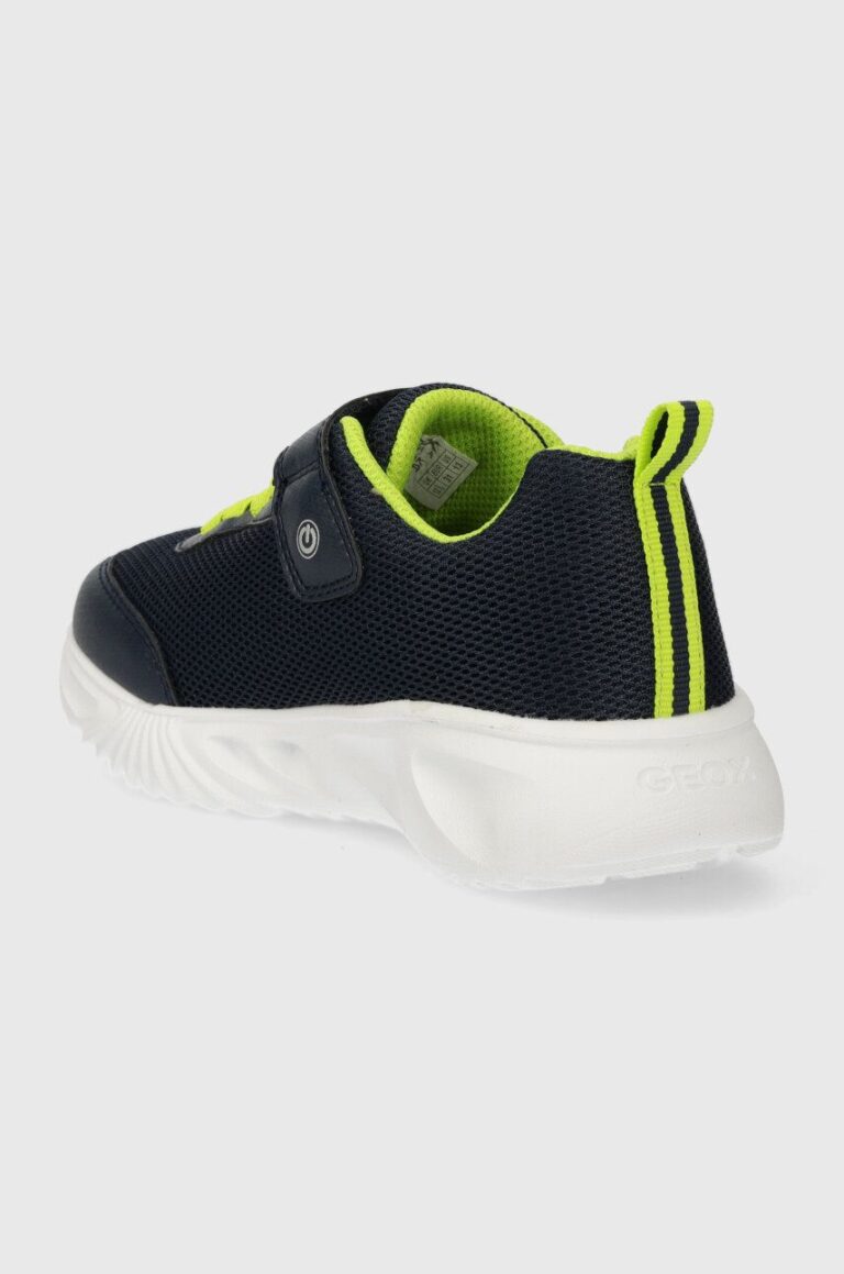 Geox sneakers pentru copii ASSISTER culoarea verde preţ