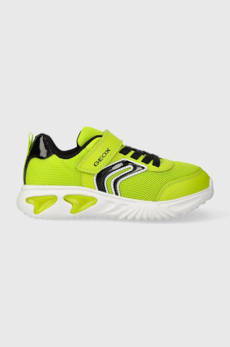 Geox sneakers pentru copii ASSISTER culoarea verde