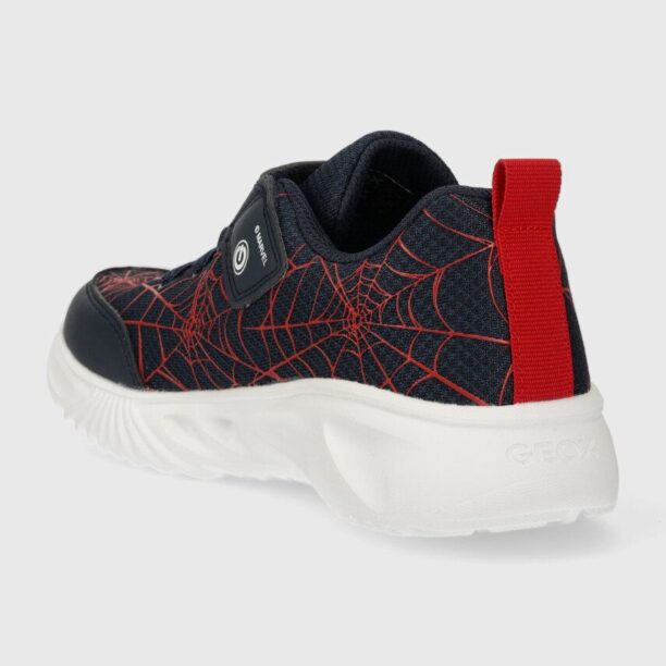 Geox sneakers pentru copii ASSISTER x Marvel culoarea albastru marin preţ