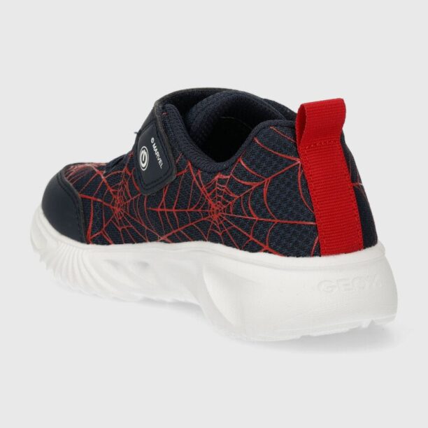 Geox sneakers pentru copii ASSISTER x Marvel culoarea albastru marin preţ