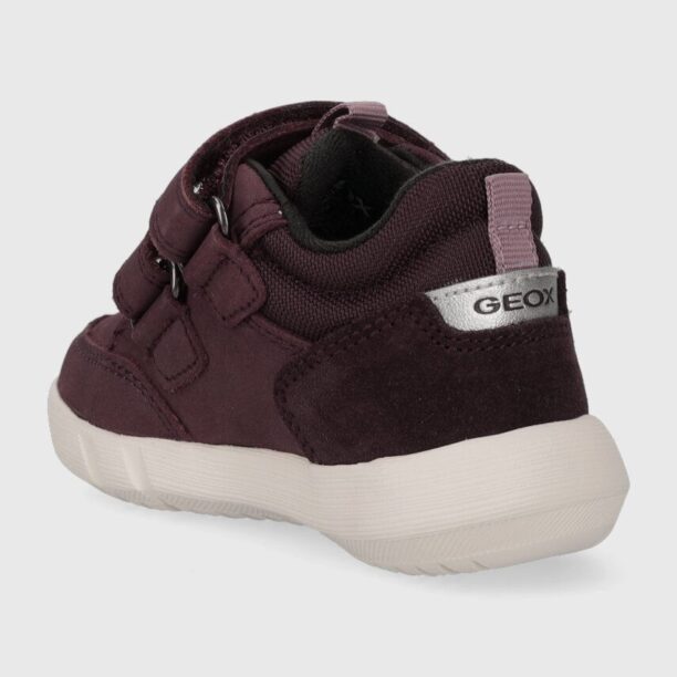 Geox sneakers pentru copii B365GA 032FU B HYROO WPF culoarea bordo preţ