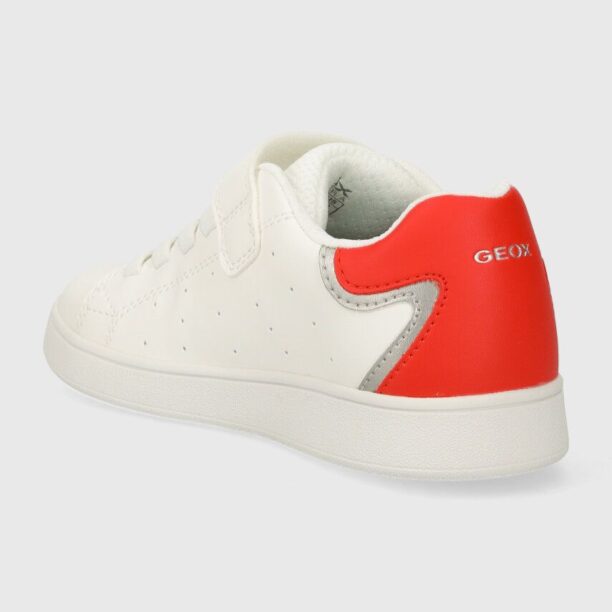 Geox sneakers pentru copii ECLYPER culoarea alb preţ