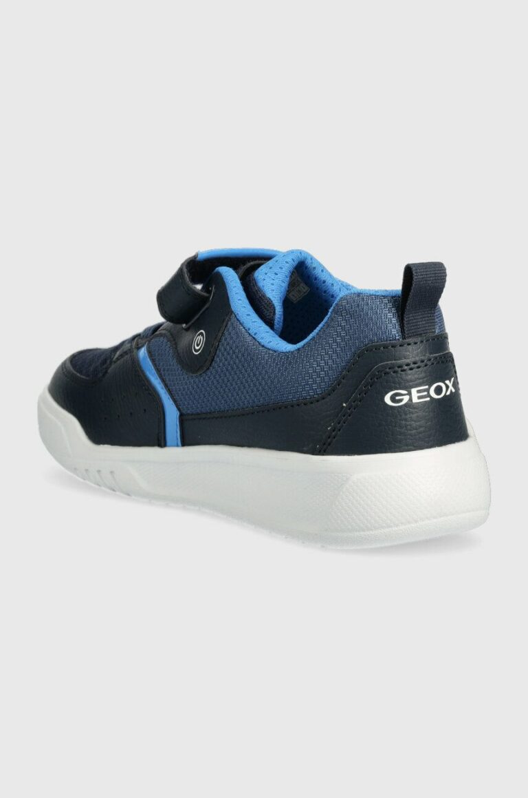 Geox sneakers pentru copii culoarea albastru marin preţ