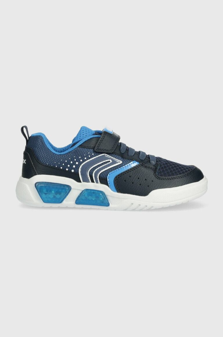 Geox sneakers pentru copii culoarea albastru marin