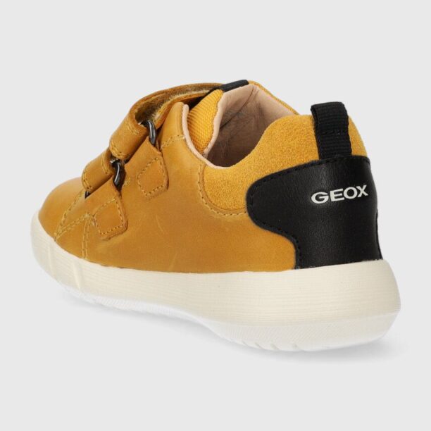 Geox sneakers pentru copii culoarea galben preţ