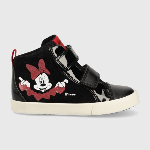 Geox sneakers pentru copii x Disney culoarea negru