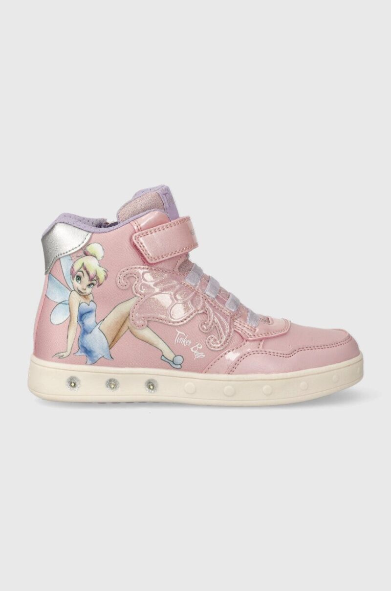 Geox sneakers pentru copii x Disney culoarea roz