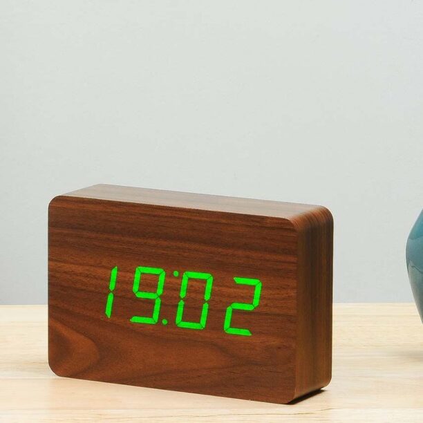 Gingko Design ceas de masă Brick Click Clock preţ