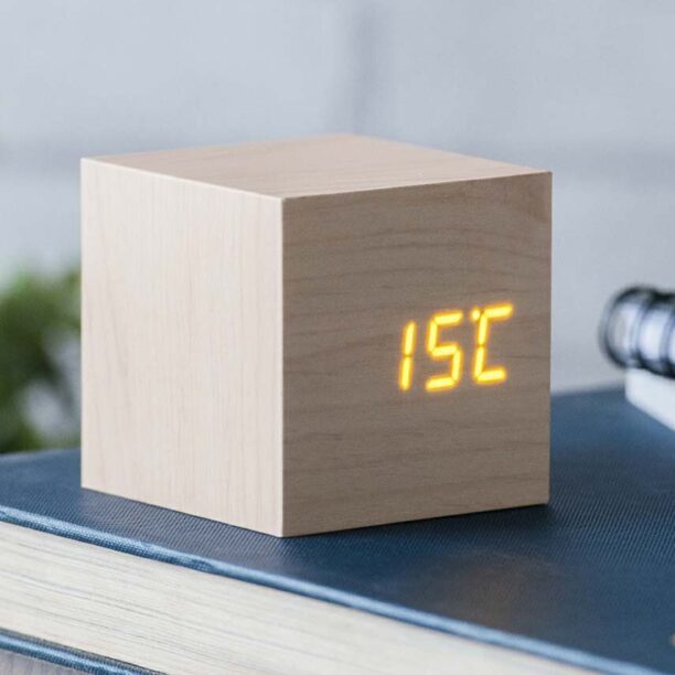 Gingko Design ceas de masă Cube Click Clock preţ