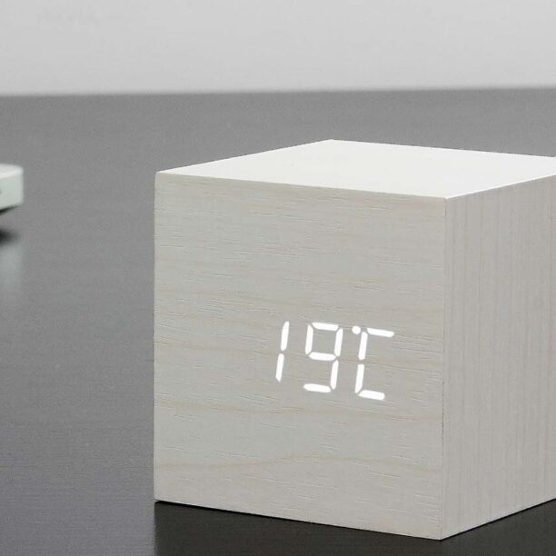 Gingko Design ceas de masă Cube Click Clock preţ