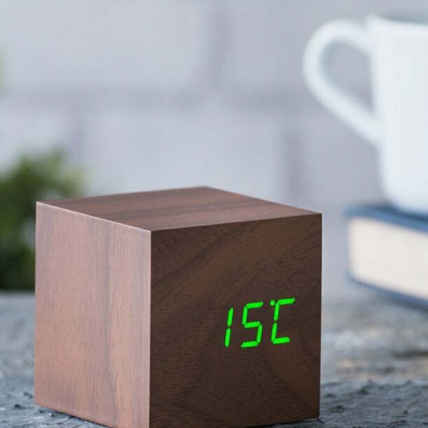 Gingko Design ceas de masă Cube Click Clock preţ