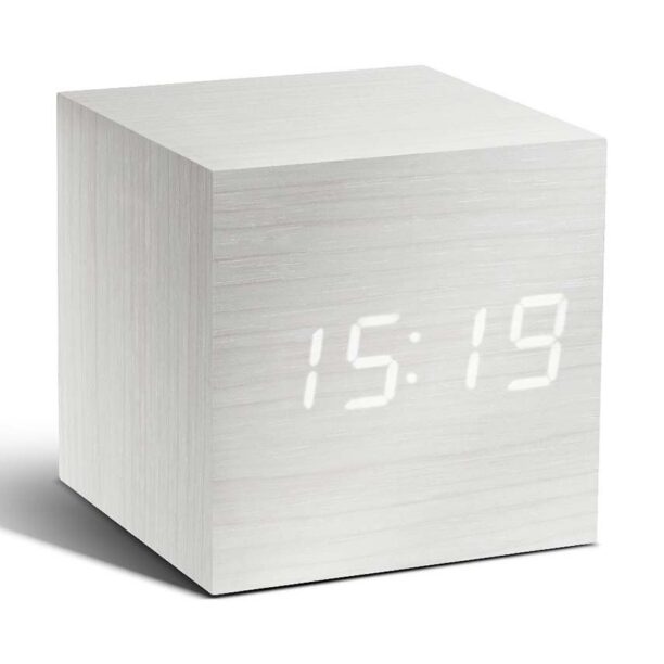 Gingko Design ceas de masă Cube Click Clock