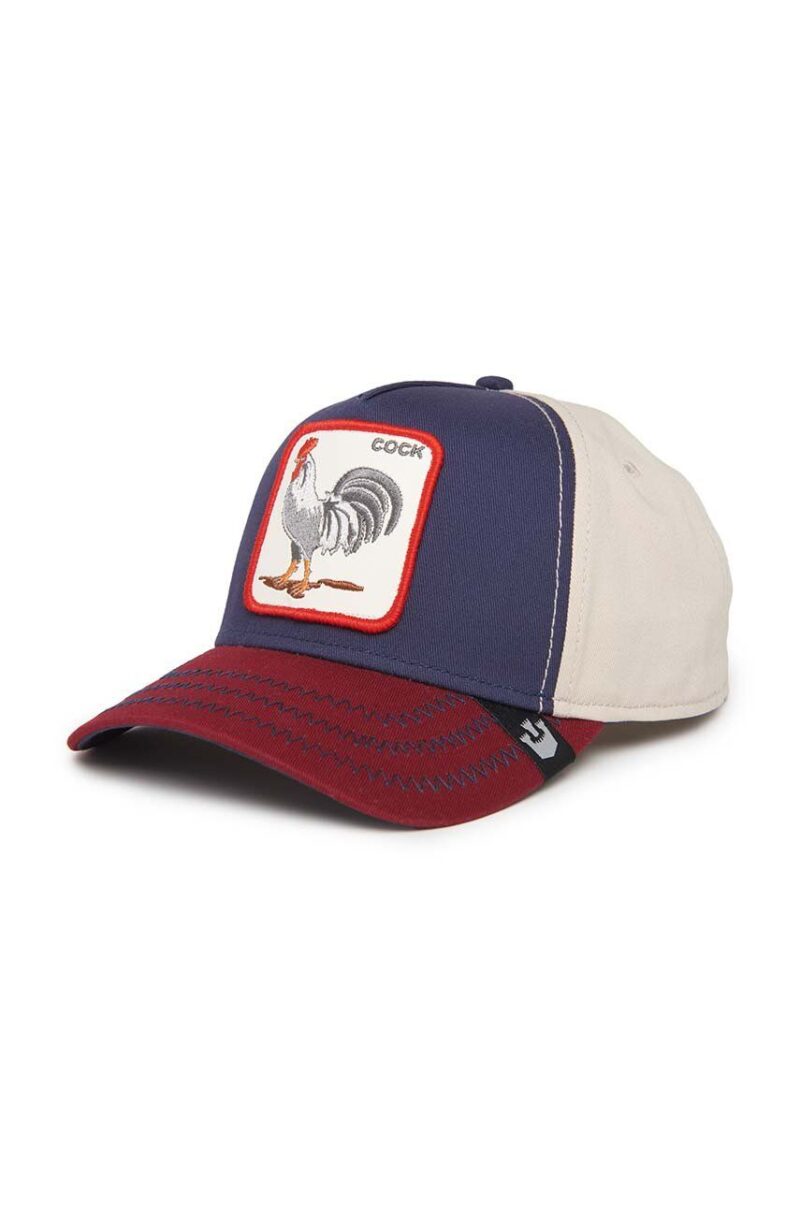 Goorin Bros șapcă de baseball din bumbac All American Rooster culoarea albastru marin