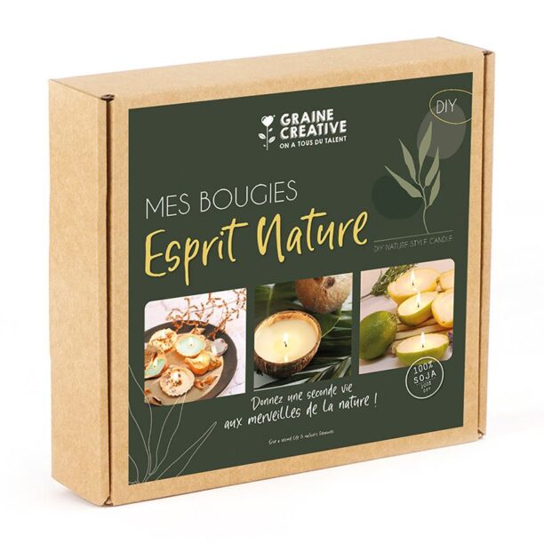 Graine Creative Kit de lumânări parfumate DIY Nature Spirit